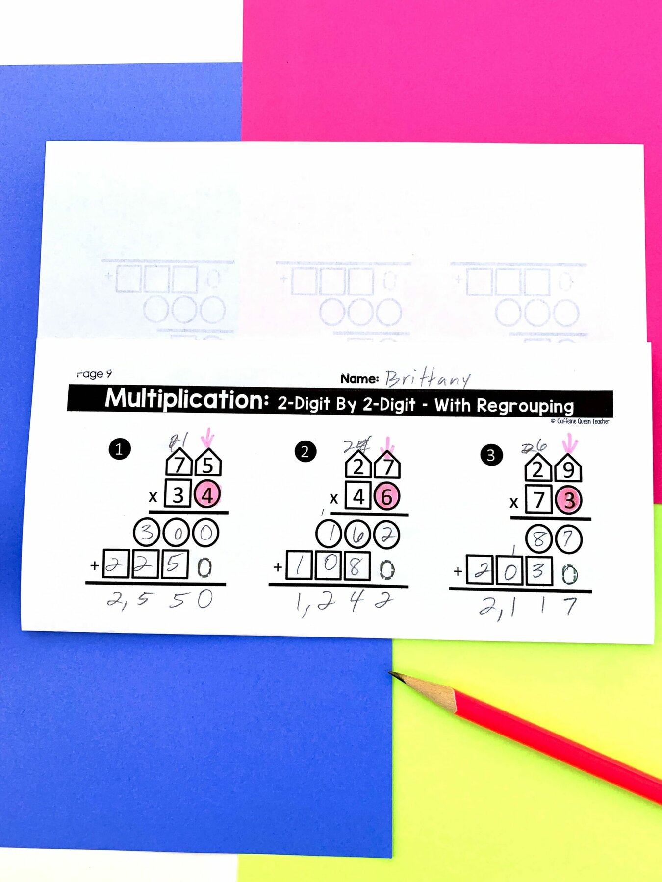 2-Digit Multiplication Made Easier! - Caffeine Queen Teacher