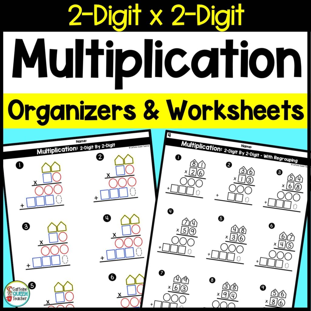 Multiplying Large Numbers - Standard Worksheets and Exercise