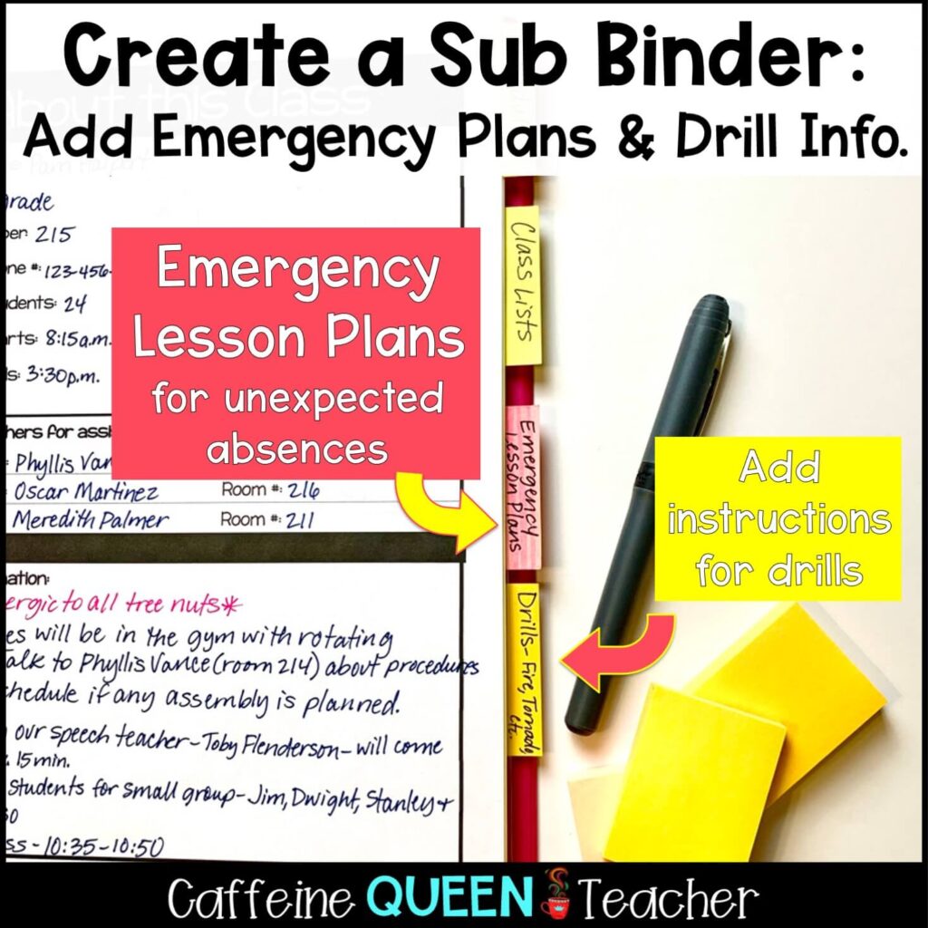 Teacher Binder Organization Step-By-Step - Caffeine Queen Teacher