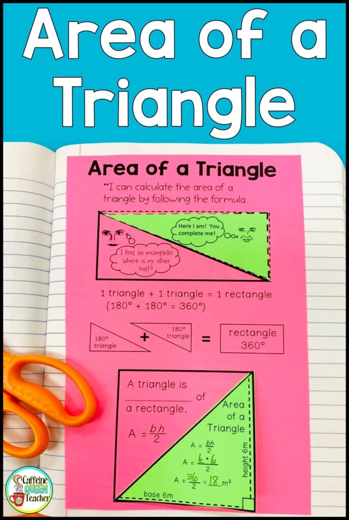 Most Memorable Area of a Triangle Lesson Yet Caffeine Queen Teacher