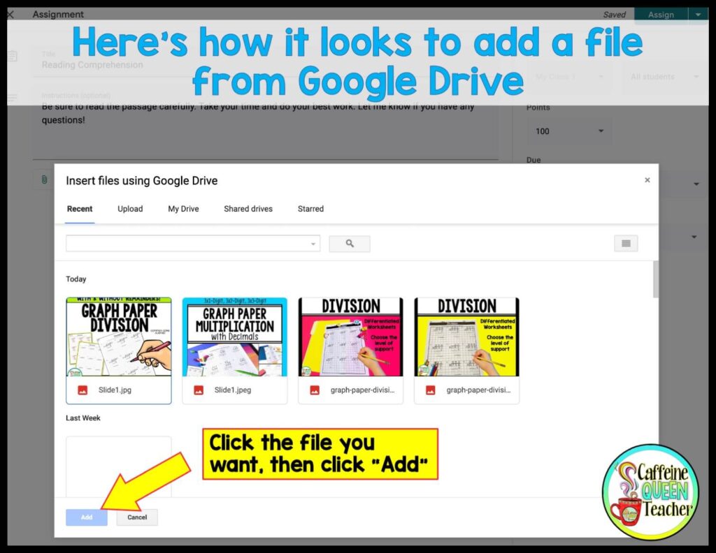 How to Assign Each Student a Copy of a Google Slide or Doc through