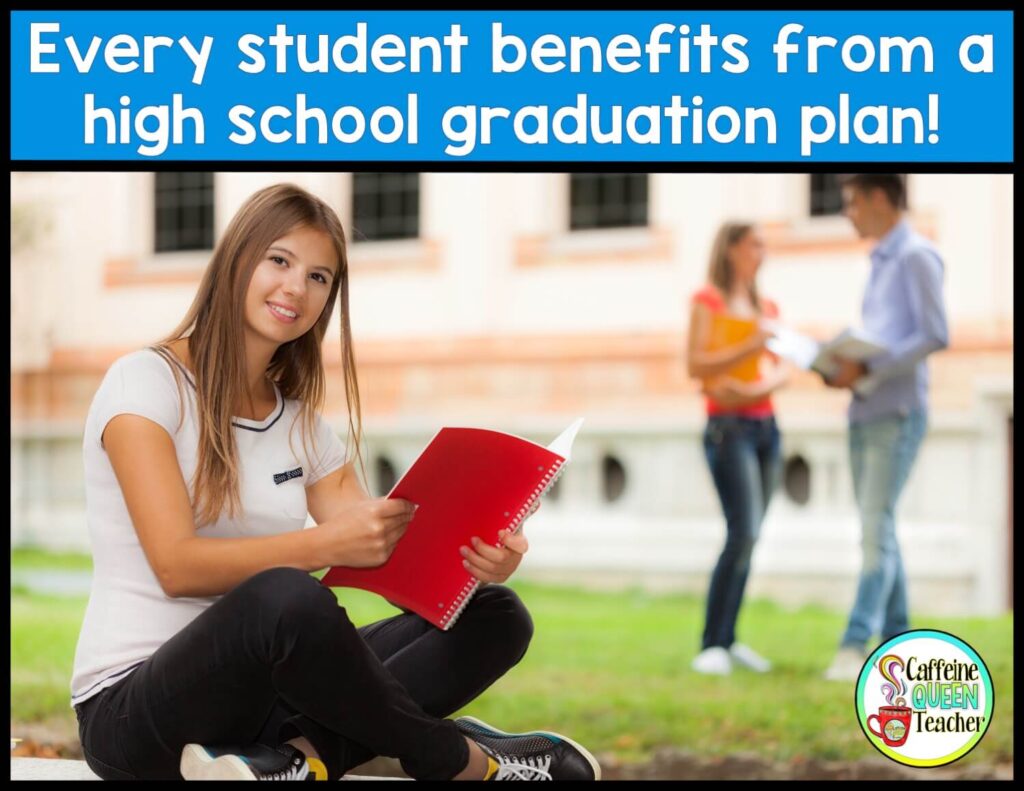 photo promoting high school post-graduation plan teaching resource