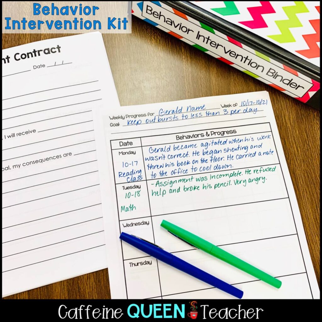 Teacher Binder Organization Step-By-Step - Caffeine Queen Teacher