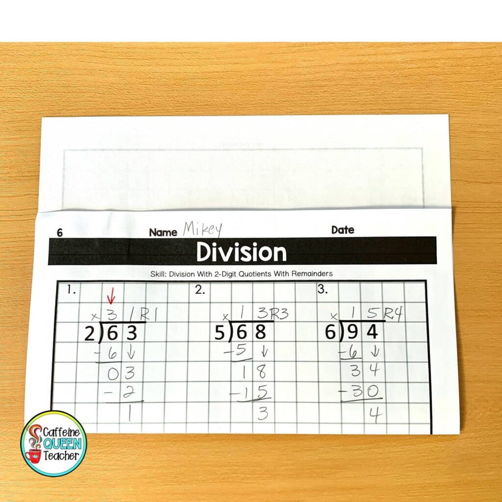 9 Top Tips for Teaching Long Division Caffeine Queen Teacher