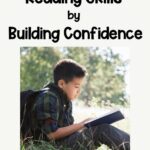 student reading and improving reading skills