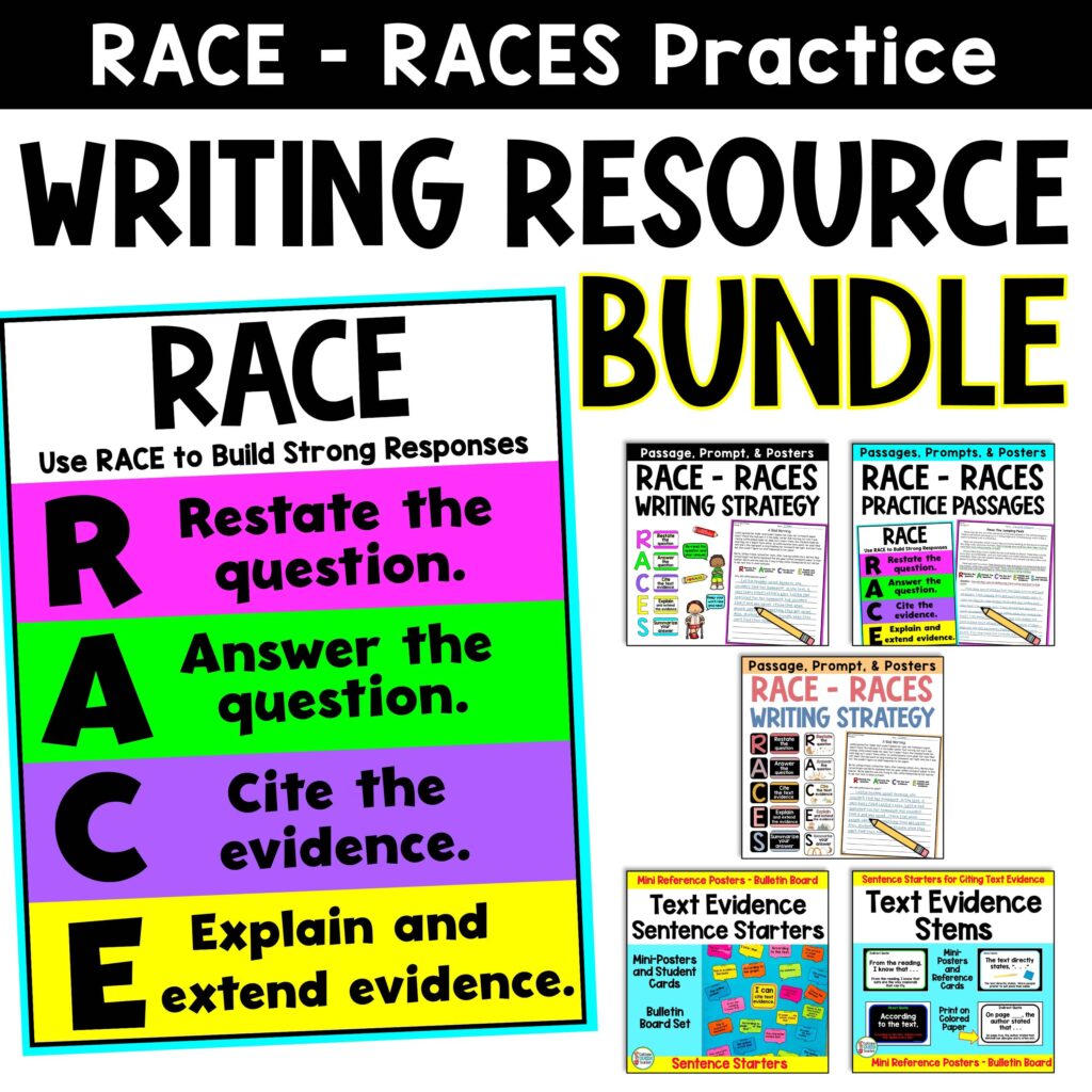 RACE - RACES strategy set for writing responses to text based questions